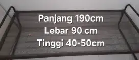 Ranjang  Tidur Per Rangka Besi Mantul