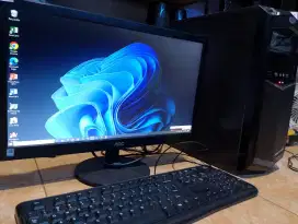 Pc gaming fullset murah kantor olshop belajar
