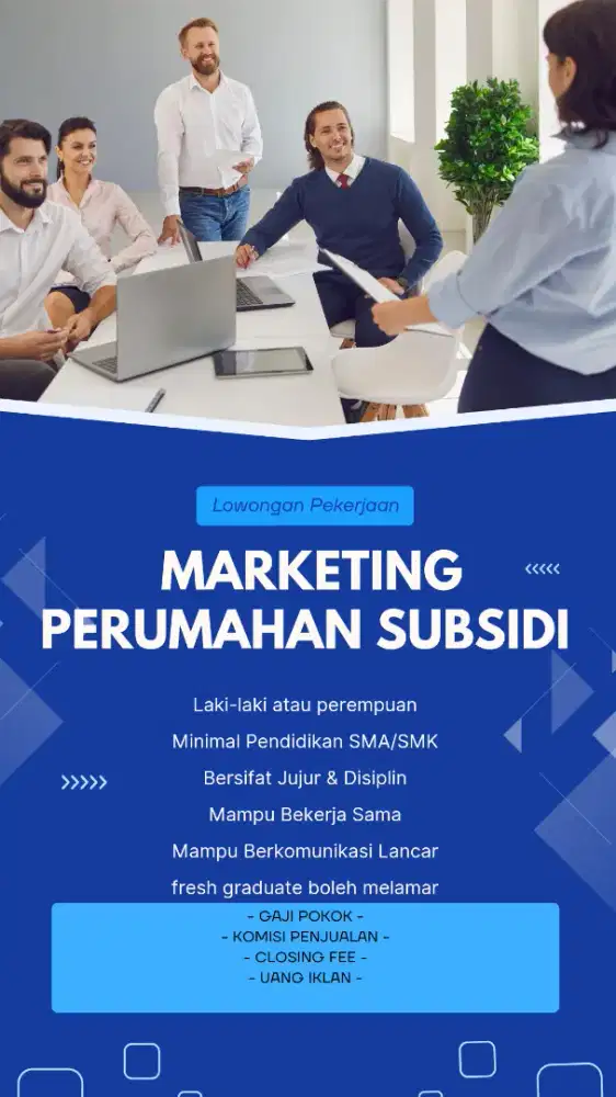 Butuh cepat marketing executive