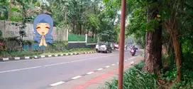 Tanah 1655m prime unt Hotel Resto kantor Jl. Salak Taman Kencana Bogor