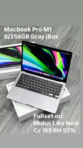 Macbook Pro M1 8/256gb Space Gray iBox Like New