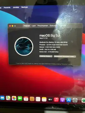 MAC BOOK PRO ( RETINA,13 INCH,MID 2014 )