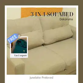 3 in 1 Sofa bed Dekoruma Gratis Tas Exsport