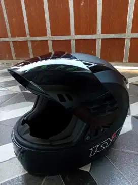 JUAL HELM KYT FULL FACE BLACK MURAH!