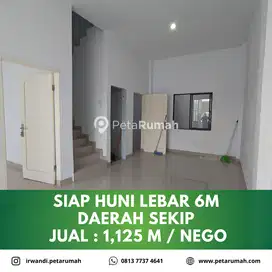 Siap huni lebar 6m komplek the boston daerah sekip kota medan
