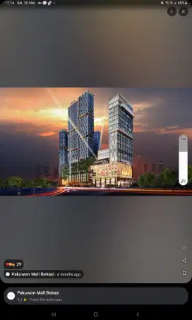 Dijual 1 unit type studio di tower  Bella Mall Pakuwon di kota bekasi