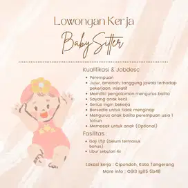 BABY SITTER UNTUK BALITA USIA 1 TAHUN