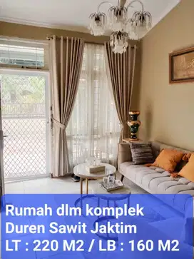 Rumah Mewah dan Bagus Fully Furnished Dlm Kom Duren Sawit jaktim