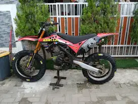 Motor trail Full KLX gordon mesin diablo 200cc tahun 20114