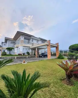 Villa Mewah Fully Furnished View Gunung Akses Lebar Di Cipanas