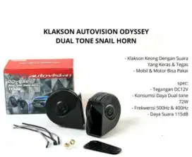 Klakson keong 1set