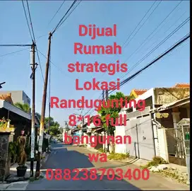 RANDU GUNTING DIJUAL Rumah/ruang usaha  strategis