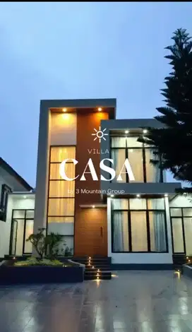 DISEWAKAN PUNCAK RESORT VILLA BARU DAN MEWAH FULL FURNISHED