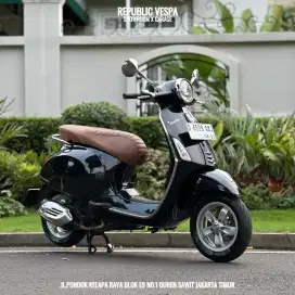 Piaggio Vespa Primavera 150 3v Th 2015 Warna Hitam Perfect Condition