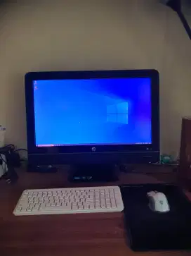 PC AIO HP Core i5 Windows 10 pro apa adanya