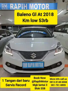 Baleno GL Matic 2018 LowKm 53rb
