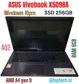 Laptop Asus Vivo box Ram 8 GB SSD 256GB