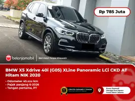 BMW X5 X 5 Xdrive 40i (G05) XLine Panoramic LCi CKD AT Hitam 2020/2021