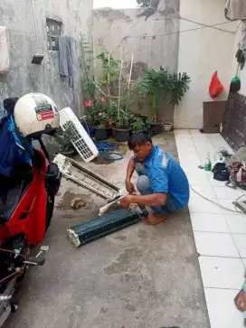 Jasa servis ac,bongkar pasang ac,mesin cuci,kulkas,pompa air