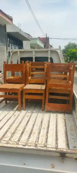 Meja kantor jati