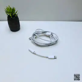 Kabel USB C to Lightning + Converter DAC Jack 3.5mm Apple