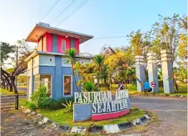 Rumah hitung tanah murah