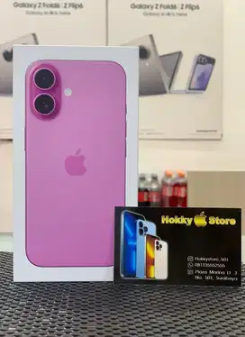 New iphone 16/128gb Pink garansi resmi