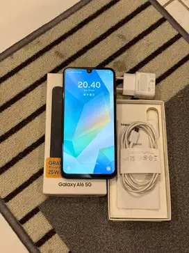 Dijual Samsung A16 Black 5G 8/256GB SEIN Lengkap