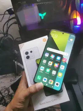 Xiaomi note 13 pro 5G 8 256gb resmi mulus fullset