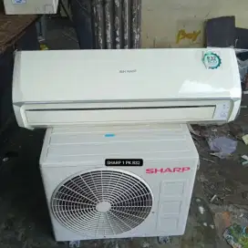 D jual AC merk sharp 1pk indoor outdoor