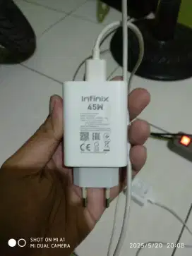 Charger ori infinix 45 watt