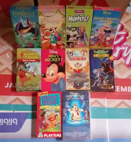 KASET VIDEO FILM VHS (10 PCS)