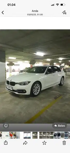 BMW 320i 2017 nik 2016 ban baru pirelli rft