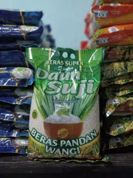 Beras DAUN SUJI PANDAN WANGI 5 LITER Temurah