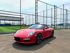 (LOW KM 20rb) Porsche Boxster 2011 red kondisi super