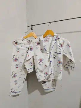 One Set Pakaian Tidur Anak Good Dream Motif Print Snoopy Baju & Celana