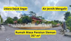Rumah Tanah Luas Sleman Untuk Masa Pensiun Sejuk