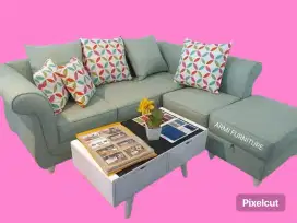 Sofa L putus + meja