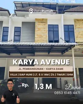 Jual Rumah Tipe Villa Dalam Komplek Daerah Helvetia