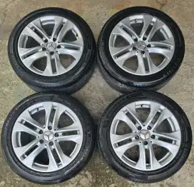 Velg oem mercy w212 ring 17 ban michelin