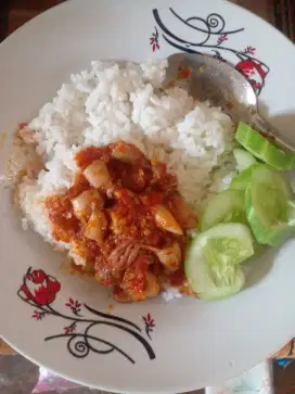 Sambal cumi balado