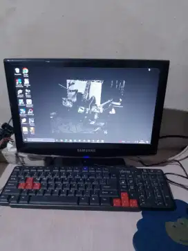 Komputer rakitan core i5 gen 3 plus monitor Samsung 16 inch