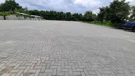 Sewa Tanah , Full paving block , kontur tanah rata cocok untuk pool
