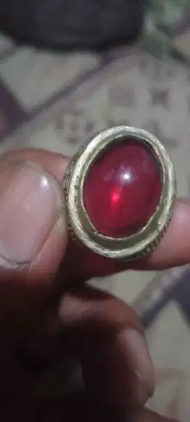 Jual cepat batu akik/permata merah rose