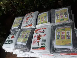 Pupuk media tanam : tanah, pupuk kambing sekam bakar