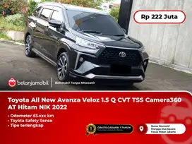 [ TSS ] Toyota All New Avanza Veloz 1.5 Q CVT AT Hitam 2022/2023
