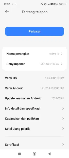 Xiaomi redmi 13