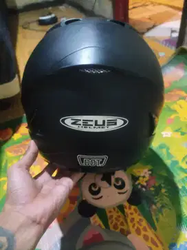 HELM ZEUS ZS 806 MATT BLACK FULLFACE DOUBLE VISOR