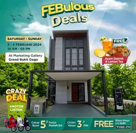 DP0% Rumah Centennial Grand Bukit Dago 10 Mnt Tol BSD