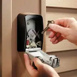 Kotak Brankas Safety Box Dinding Wall Mounted 4 Digit Password